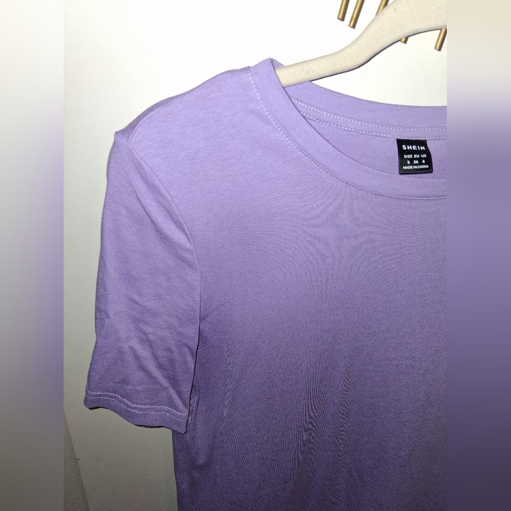 SHEIN Purple T-Shirt
